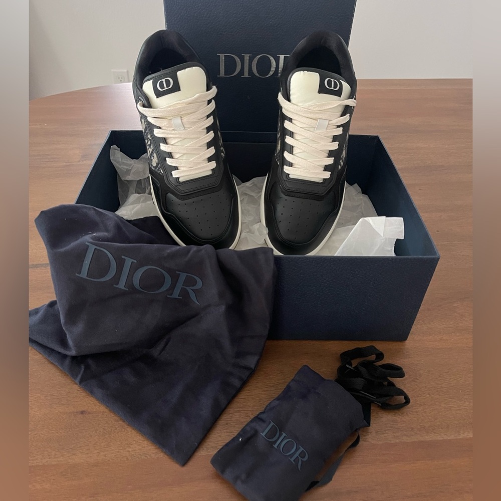 Dior Men sneakers size 43 in black color